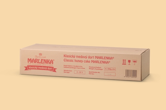 Marlenka Mézes Diós torta